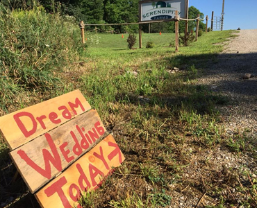 Serendipity Farms sign decor